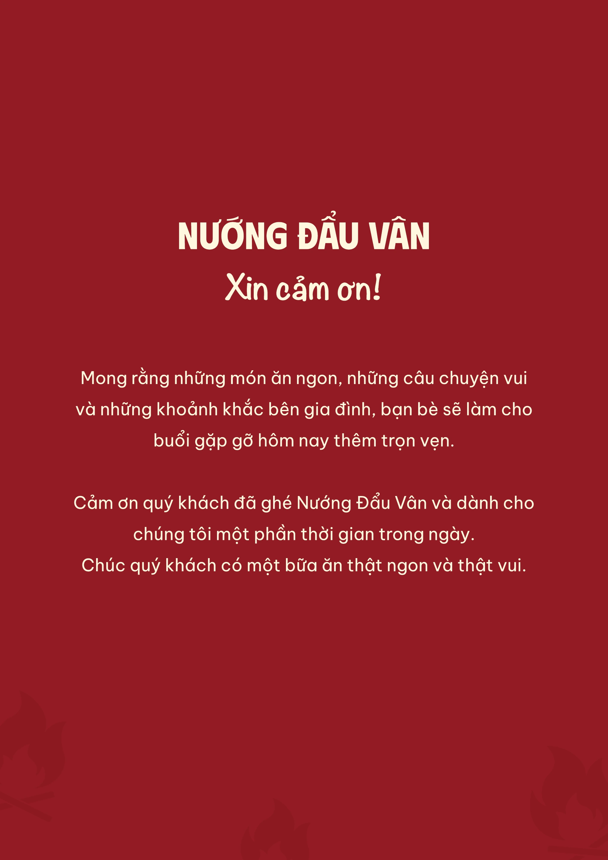 Menu Nướng Đẩu Vân — trang 2