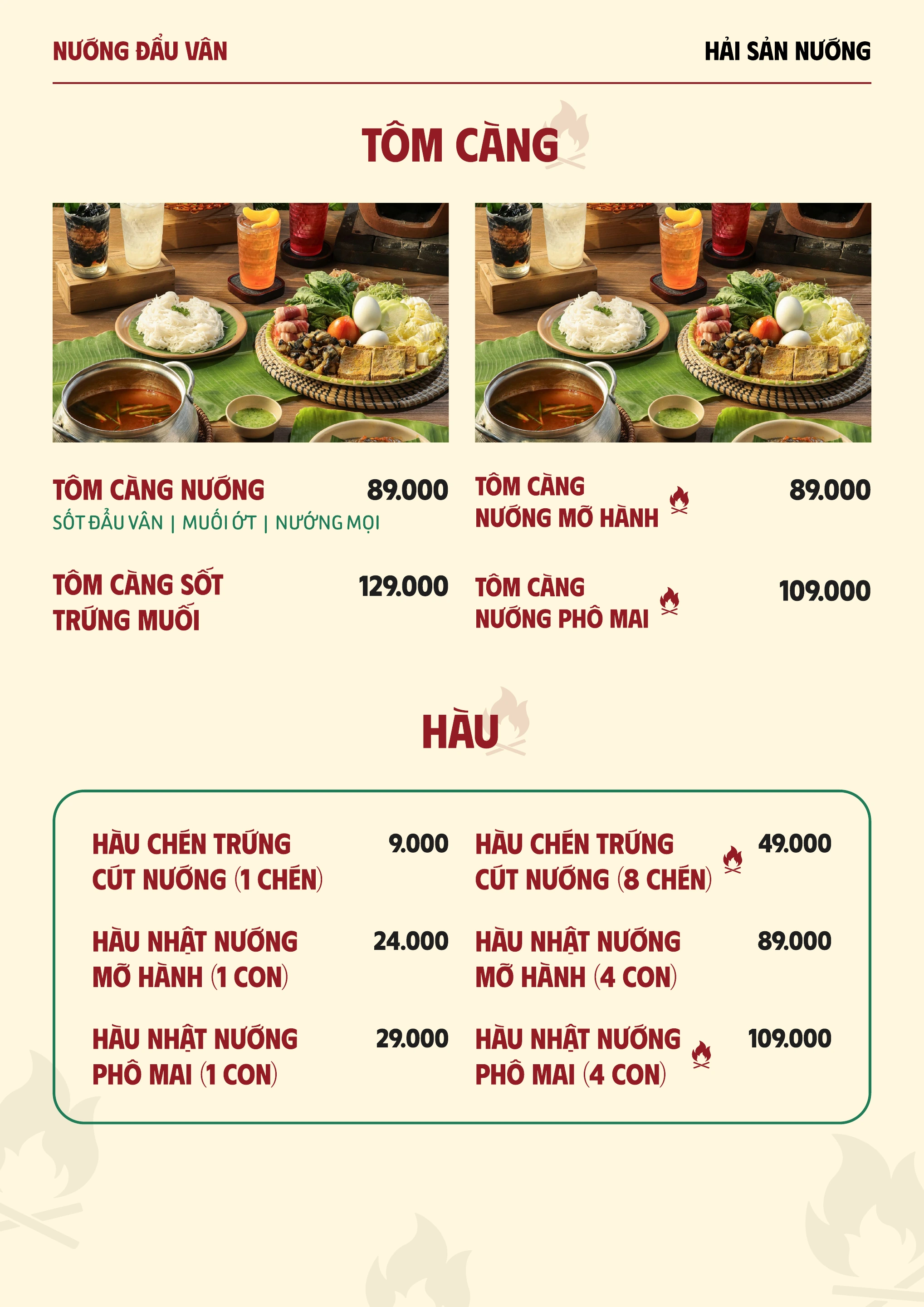 Menu Nướng Đẩu Vân — trang 8