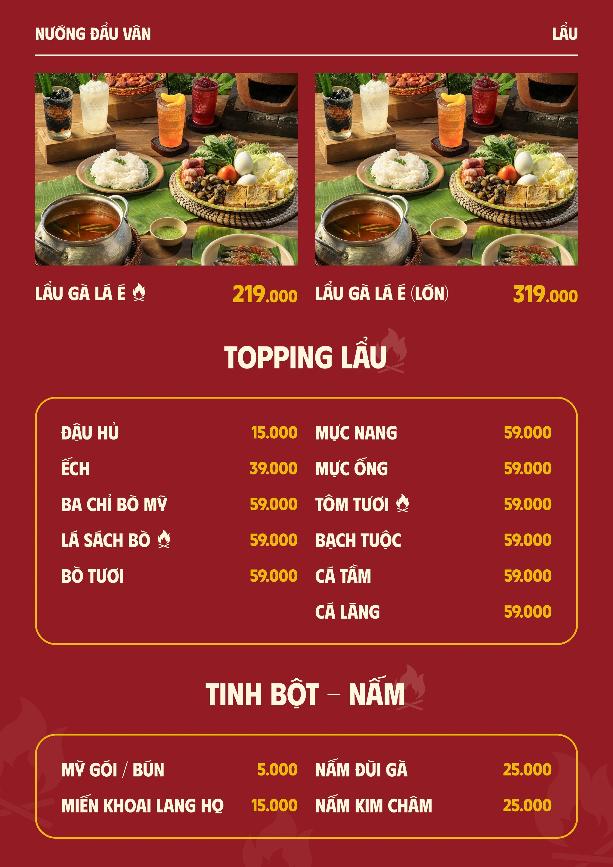 Menu Nướng Đẩu Vân — trang 20